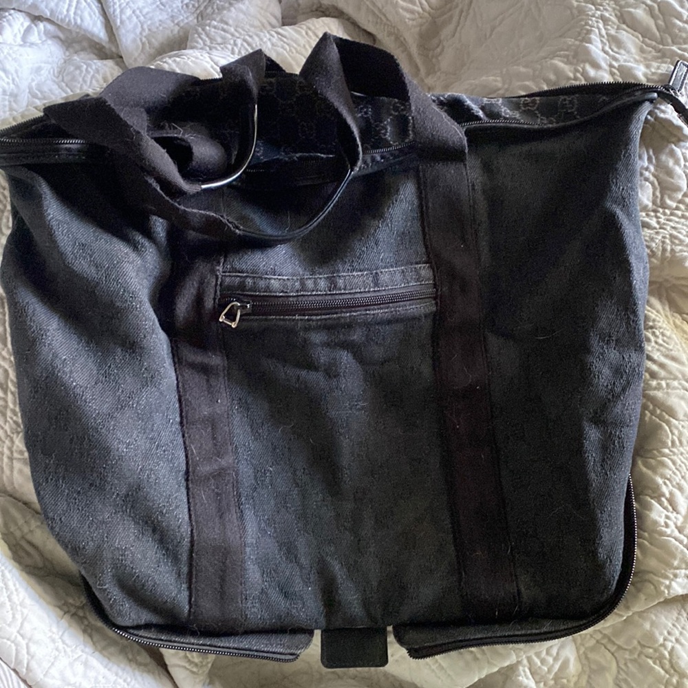Gucci Denim Travel Tote